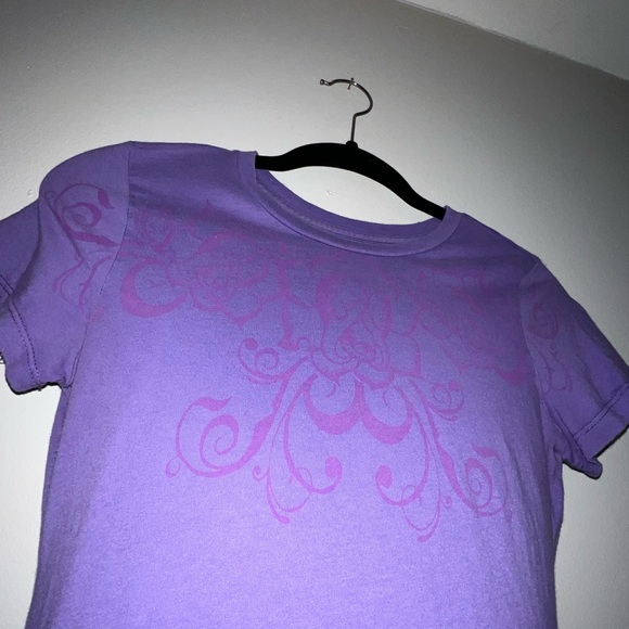 Purple Rhinestone Back Tee - Medium - Picture 5 of 15